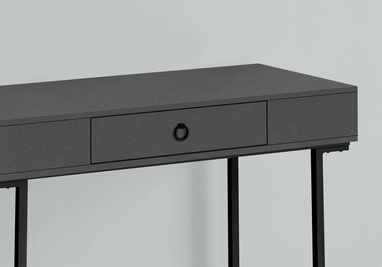 Computer Desk For Home Office, Laptop, Storage Drawers - Gray