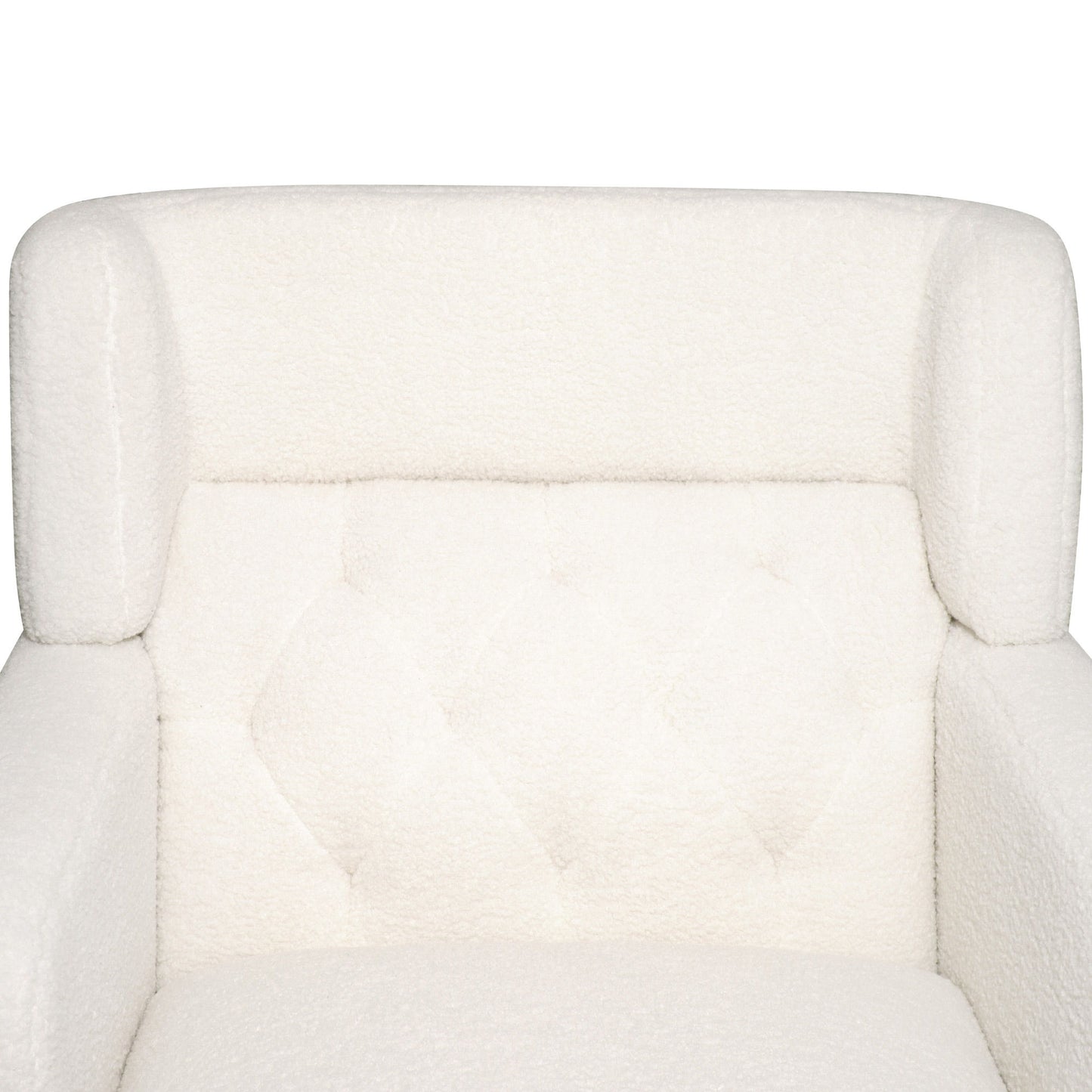 Upholstered Accent Chair Tufted Armchair For Living Room - Beige