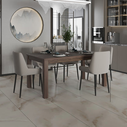 Albany - Solid Wood Dining Table For 6, Small Kitchen And Breakfast Table - Espresso