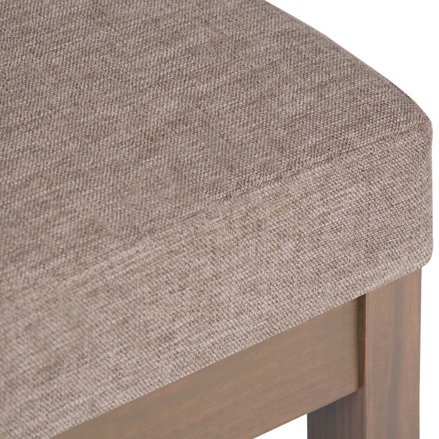 Milltown - Footstool Small Ottoman Bench - Fawn Brown