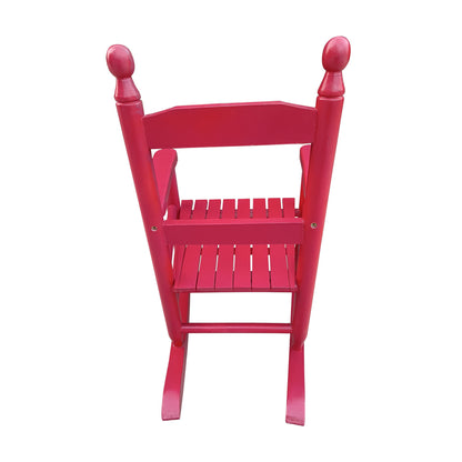 Children's Rocking Chair Indoor Or Outdoor, Suitable For Kids, Durable - Red