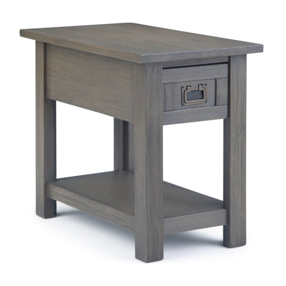 Monroe - Narrow Side Table - Farmhouse Gray