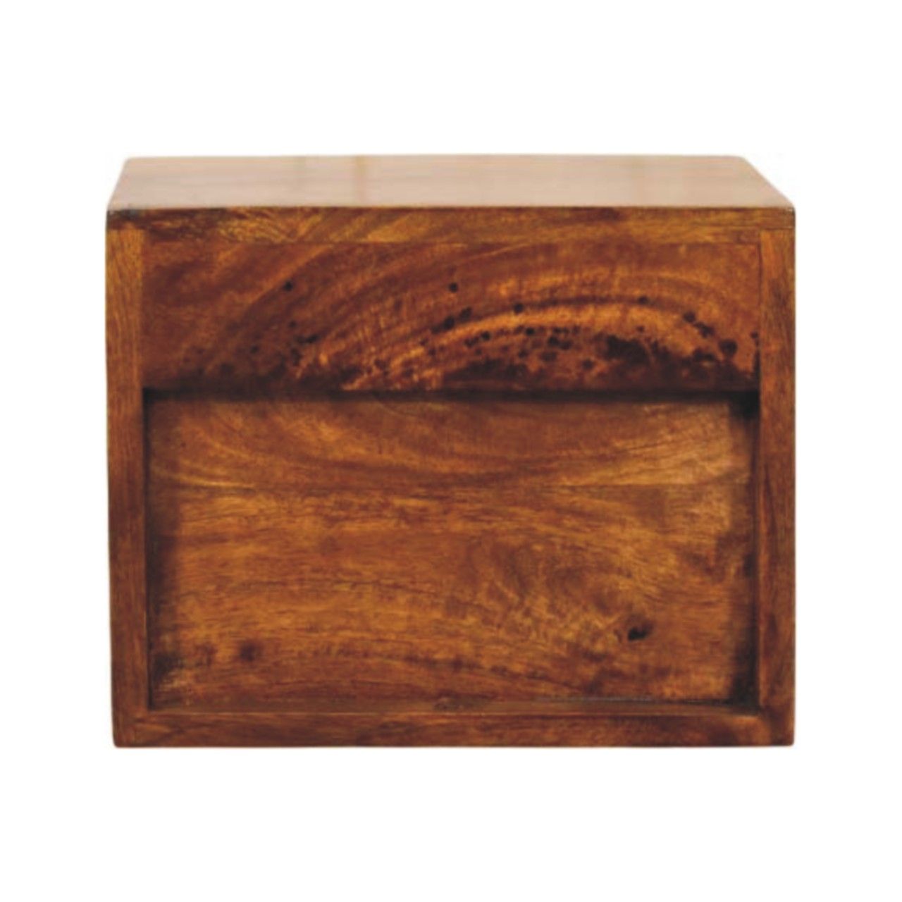 Solis - 1 Drawer Wall Mounted Nightstand - Brown