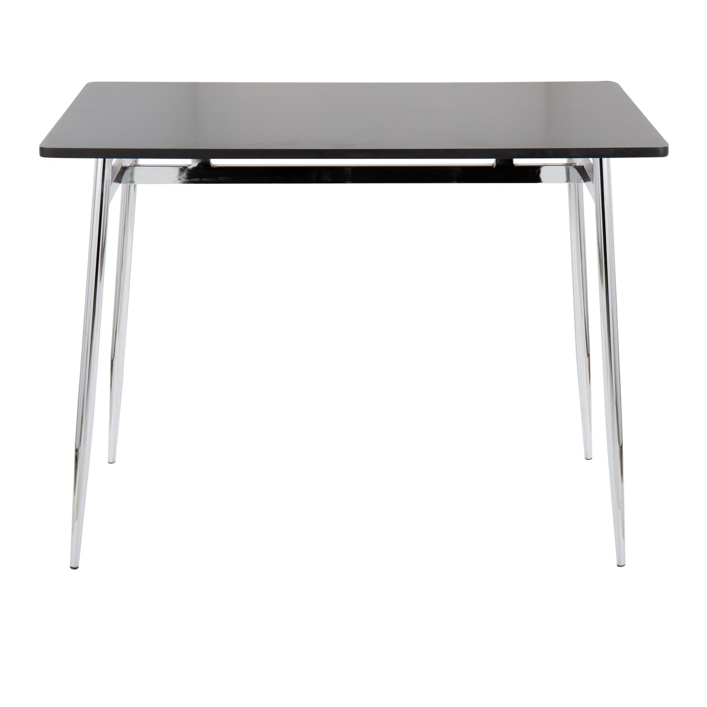 Marcel - Contemporary Counter Table - Chrome / Black