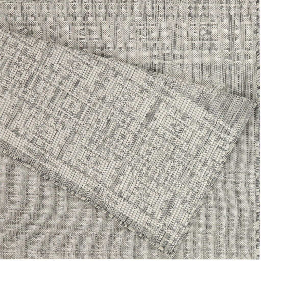 Sunshine - 7'10" X 10'3" Indoor, Outdoor Area Rug - Silver