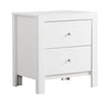 Transitional Nightstand - White