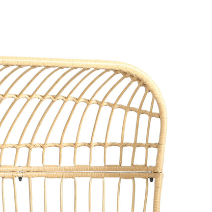 Palos - Outdoor Wicker Loveseat - Light Brown
