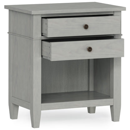 Carlton - Bedside Table - Fog Gray
