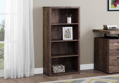 Bookshelf, Bookcase, Etagere, 5 Tier, For Office, Contemporary & Modern - Brown