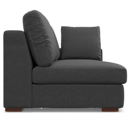 Charlie - Deep Seater Left Sectional Sofa - Gray