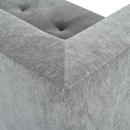 Modular Combination Sofa Set, Modern Minimalist Sofa, Living Room Upholstered Sofa Bed, Bedroom, 2 Pieces Computer Free Combination, L - Shaped - Light Gray