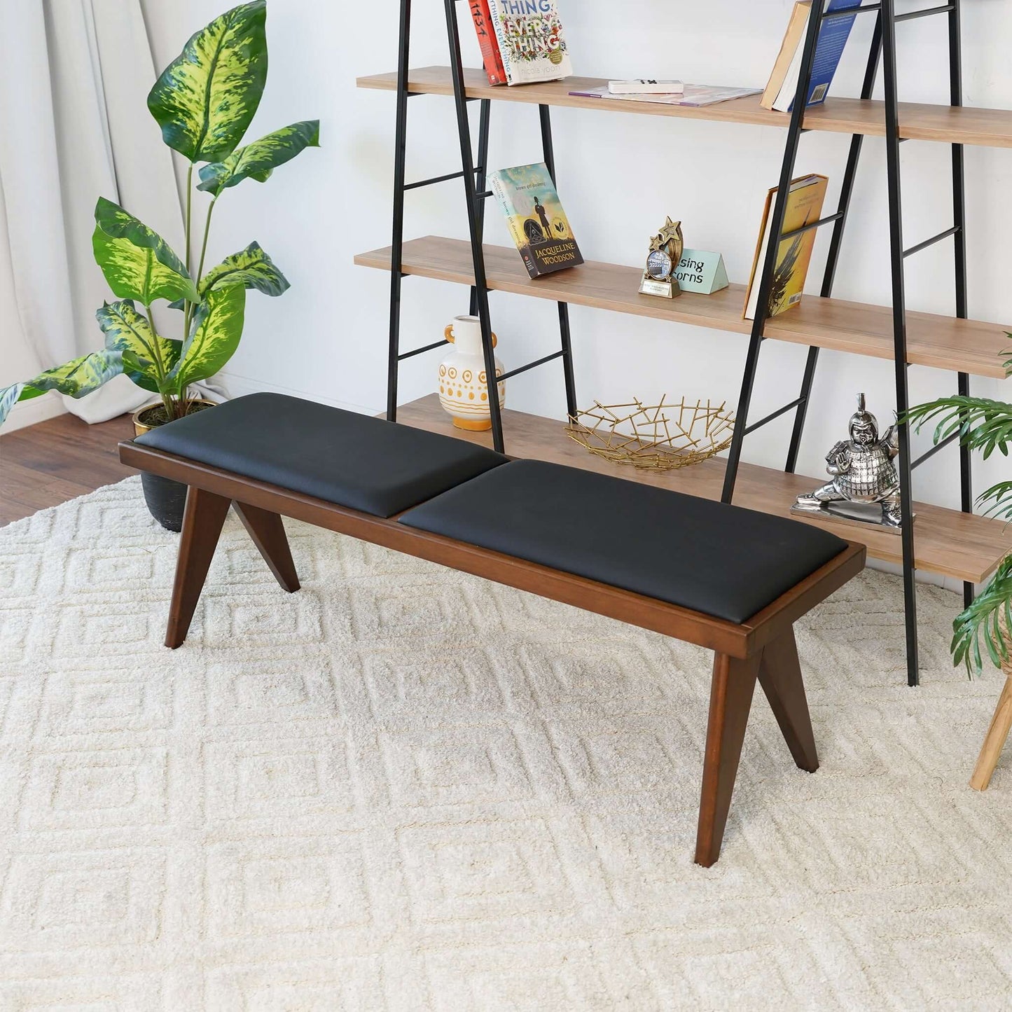 Keira - Bench - Black / Brown
