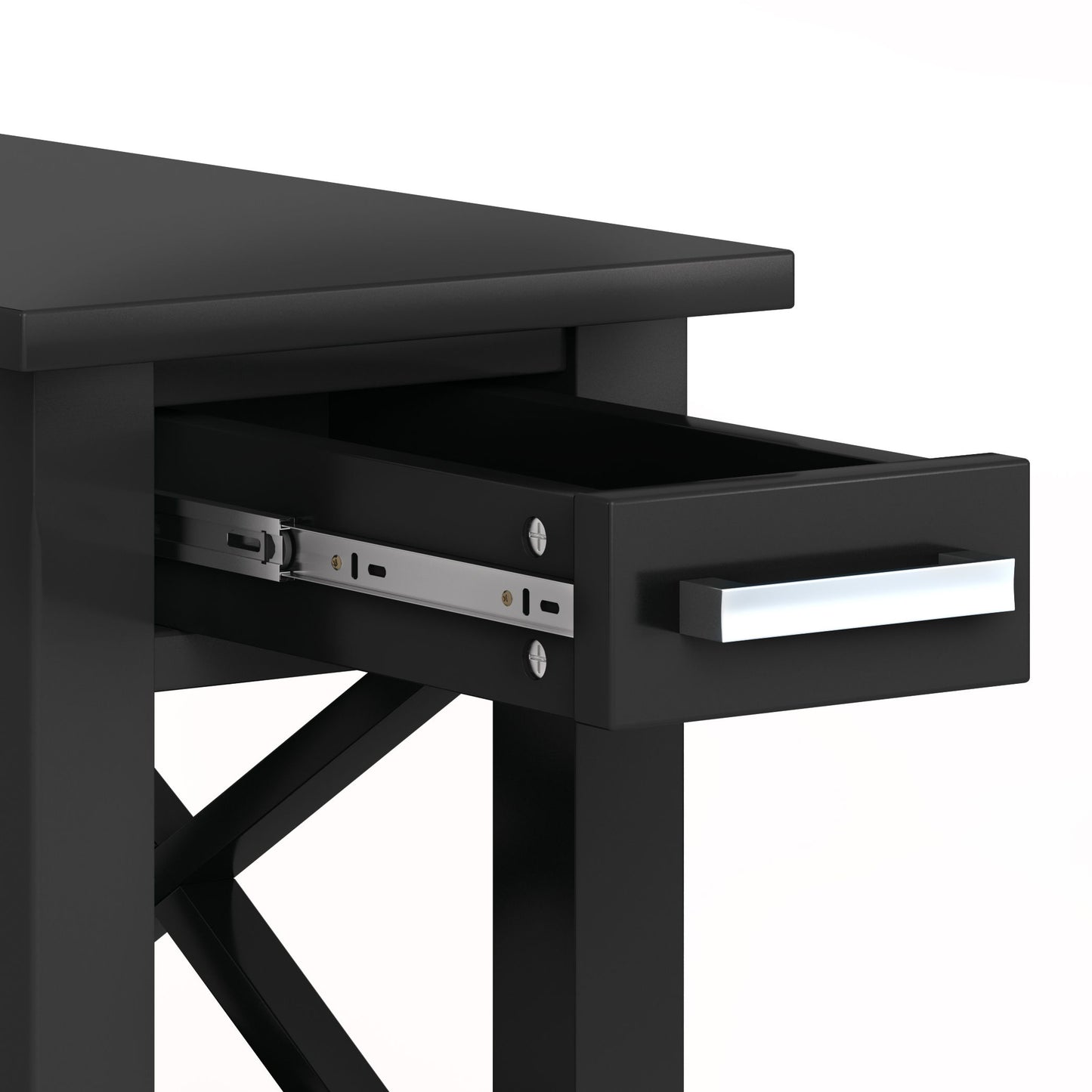 Kitchener - Narrow Side Table - Black