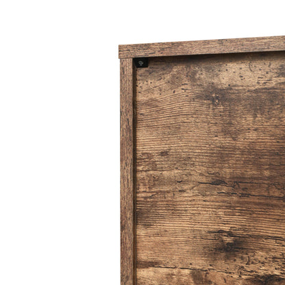 4 Door Shoe Rack, Freestanding Modern Shoe Storage Cabinet, For Entryway - Burly Wood