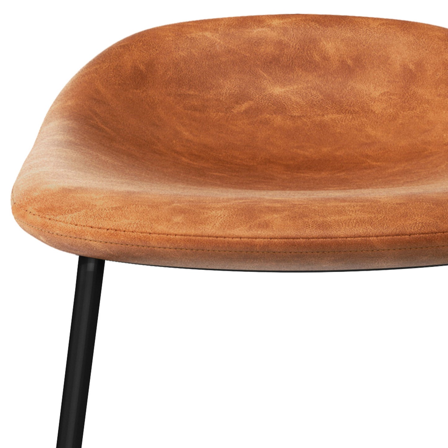 Dafney - Counter Height Stool (Set of 2) - Camel Brown