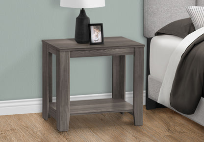 Accent Table, Side Transitional - Gray