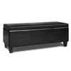 Afton - Storage Ottoman Bench - Midnight Black