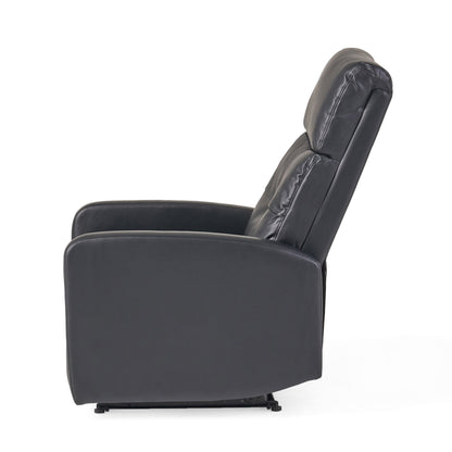 Wide Manual Standard Recliner - Black