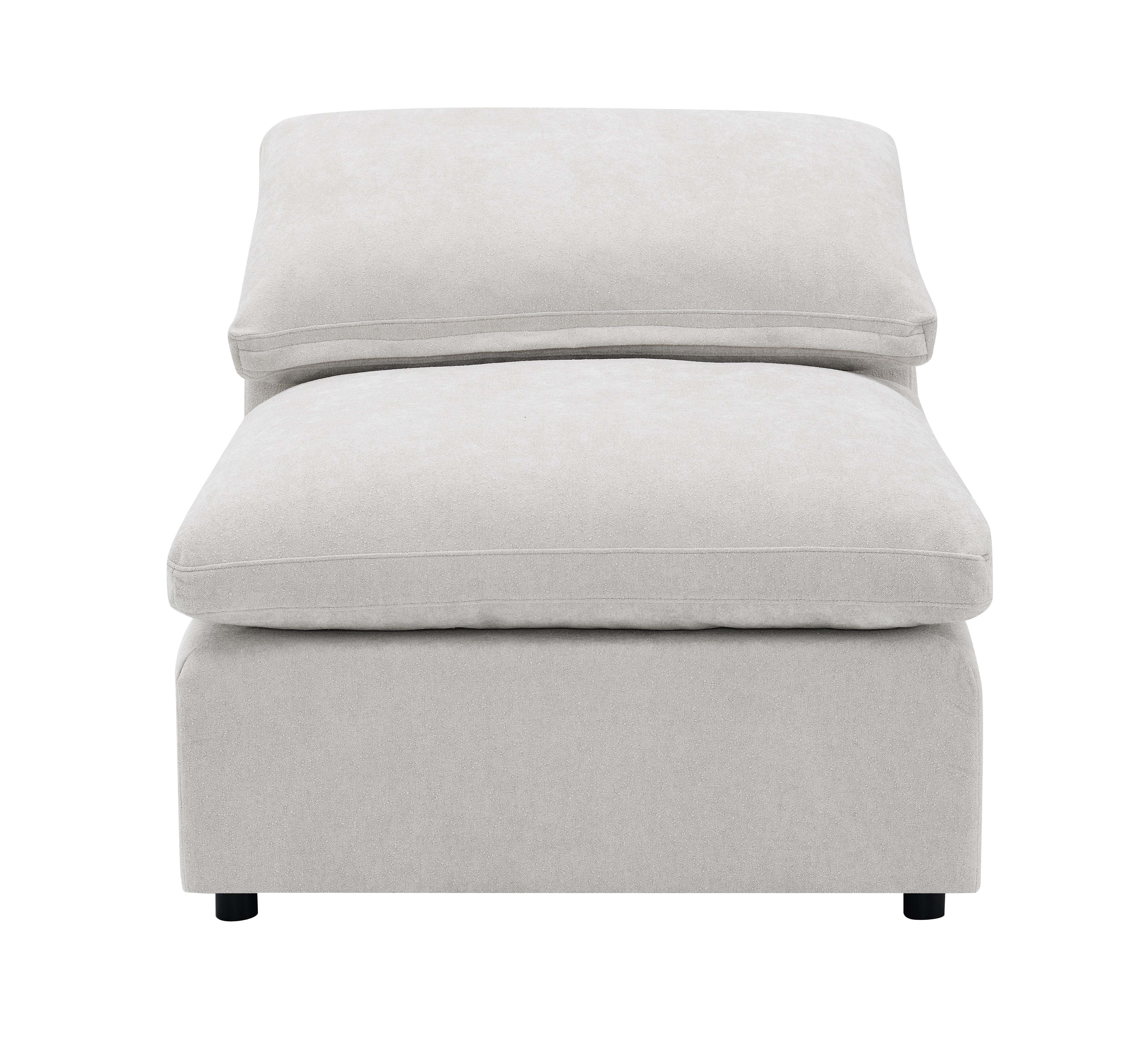 Naveen - 4 Piece Modular Sectional With Ottoman - Ivory