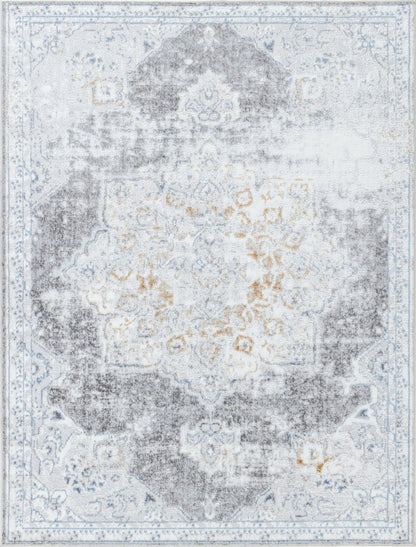Legacy - 7'10" X 9'10" Area Rug - White, Multi