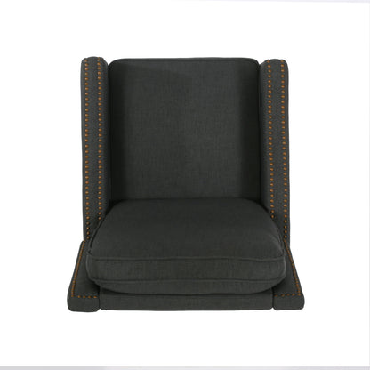 Wide Manual Standard Recliner - Dark Gray