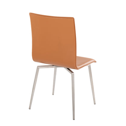 Mason - Contemporary Upholstered Chair (Set of 2) - Camel
