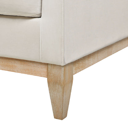Knox - Modern Farmhouse Arm Chair - French Beige