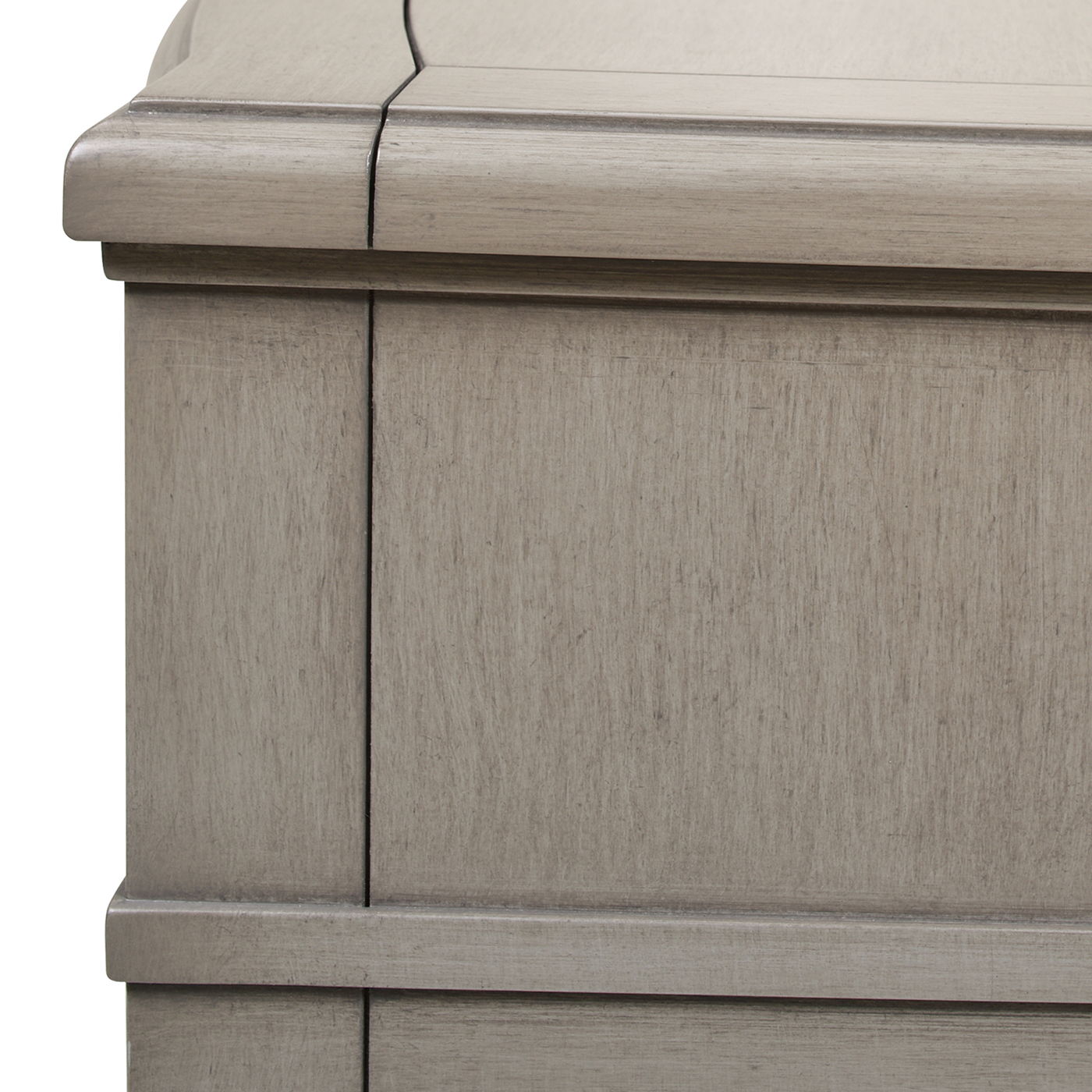 Dauphin - 3 Drawer Accent End Table - Merino White