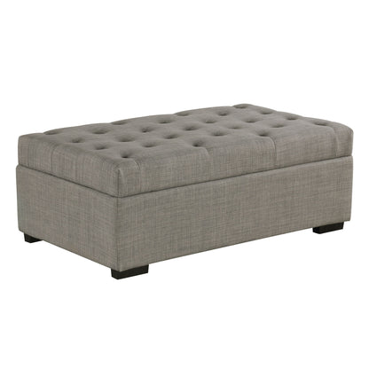 Convertible Ottoman Sleeper With Memory Mattress - Gray - Gray