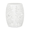 Metal End Table Large - White