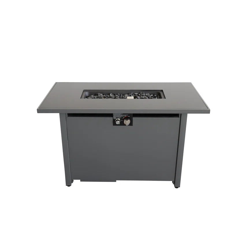 Rectangle Fire Pit - Black