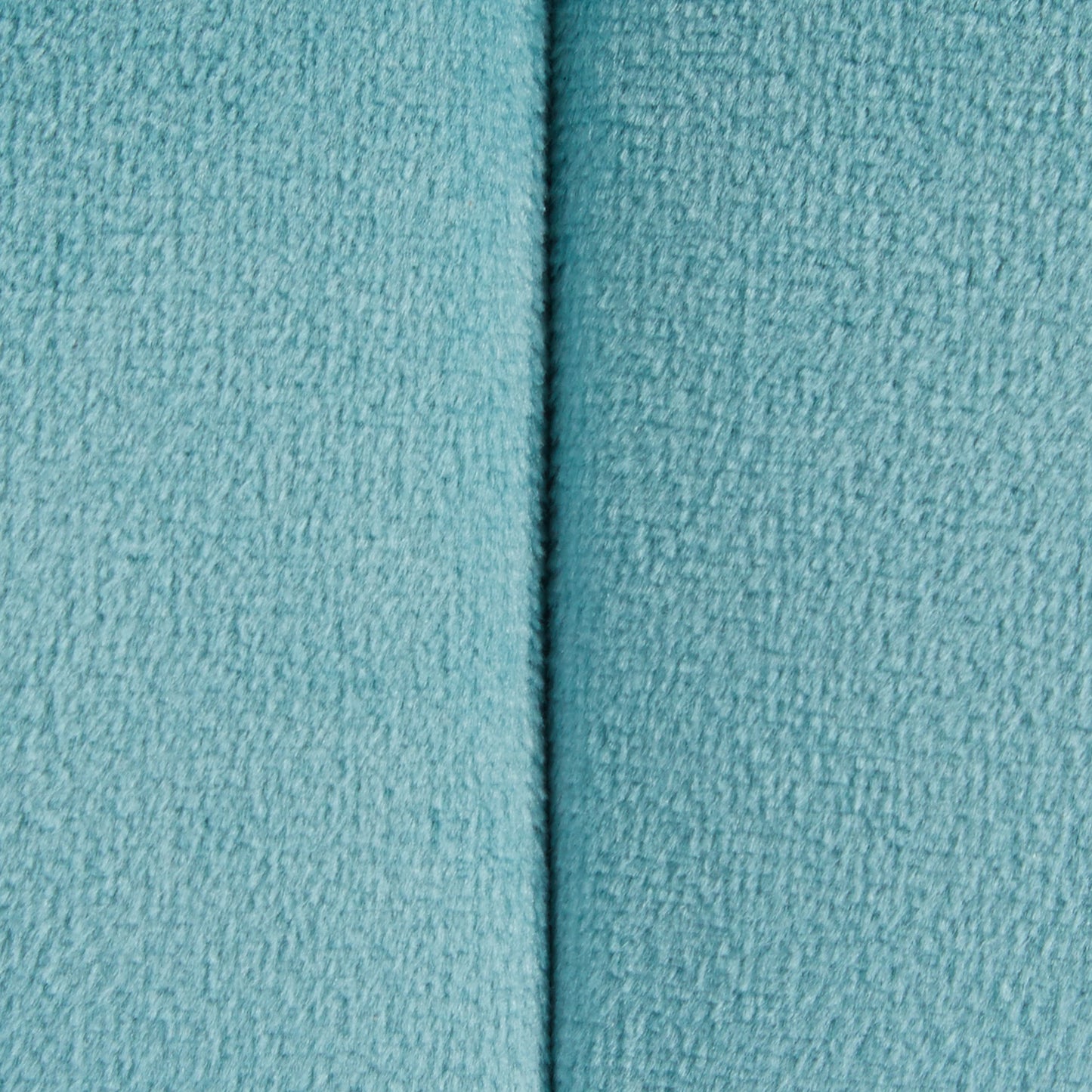 Braided - Round Ottoman - Ice Blue - Velvet