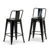 Rayne - Metal Counter Height Stool (Set of 2) - Black