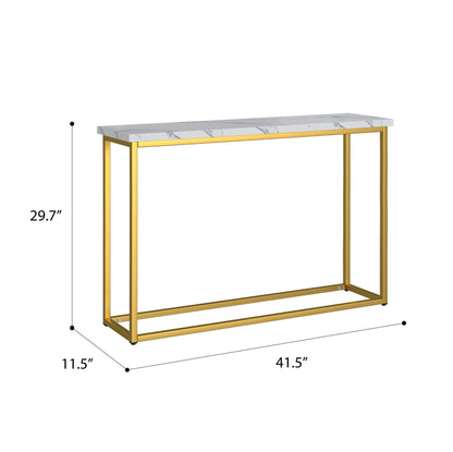 Marb - Sofa Table - White
