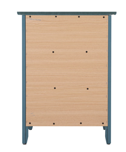 Daniel - Transitional Nightstand - Teal