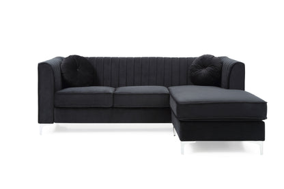Delray - Sofa Chaise - Black