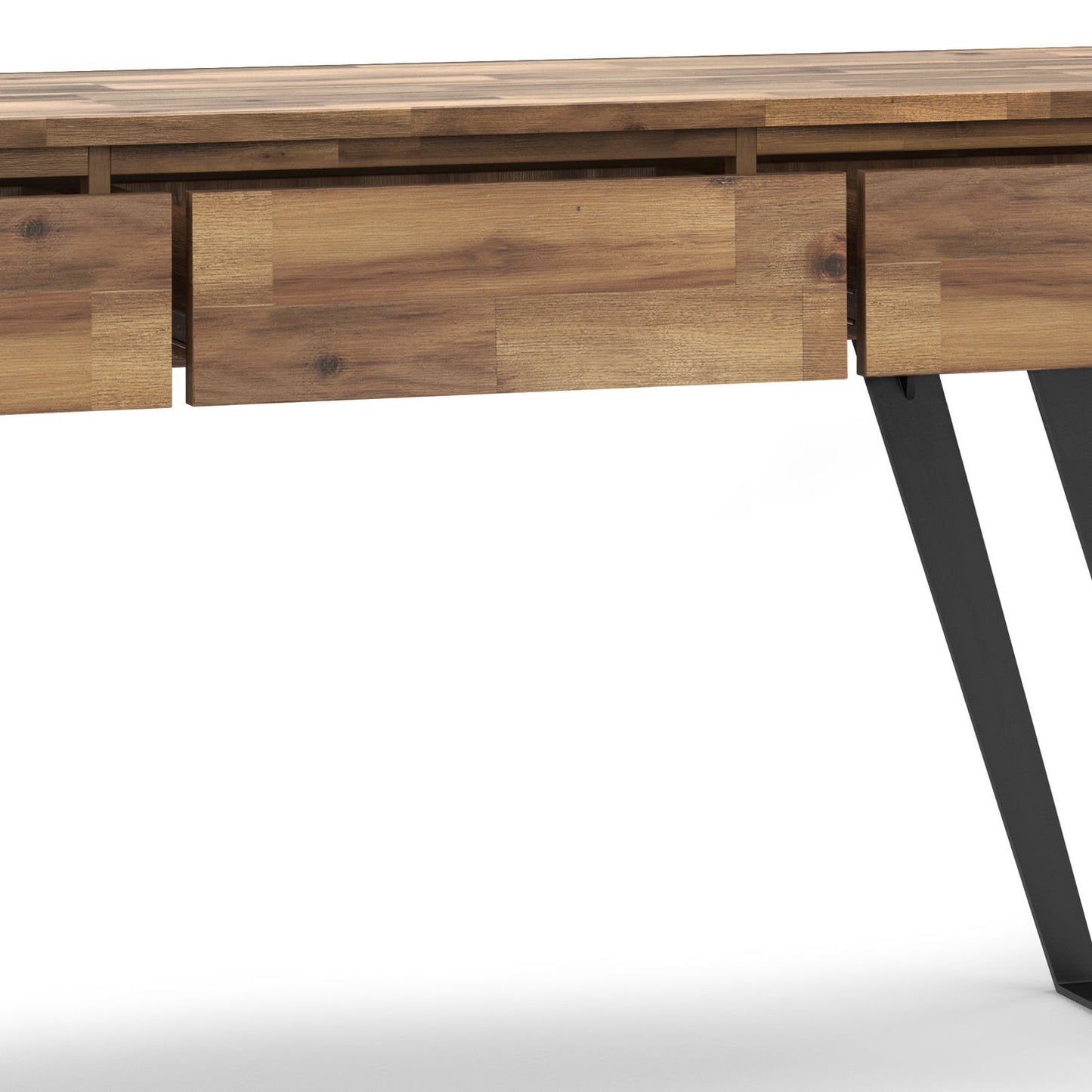 Lowry - Console Sofa Table - Distressed Golden Wheat