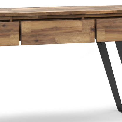 Lowry - Console Sofa Table - Distressed Golden Wheat
