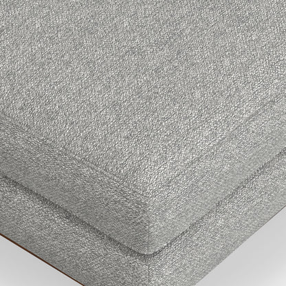 Morrison - Large Rectangular Ottoman - Mist Gray