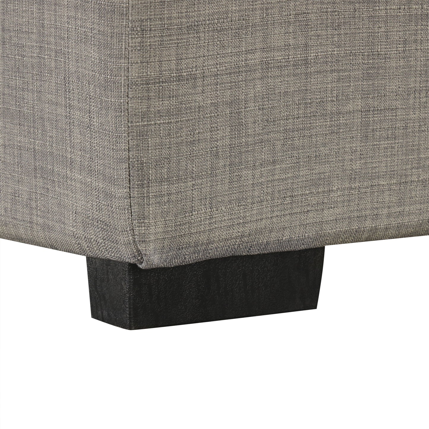 Convertible Ottoman Sleeper With Memory Mattress - Gray - Gray