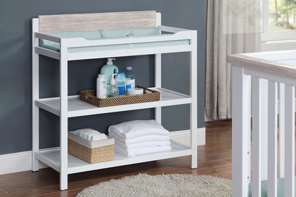 Hayes - Changing Table - White, Natural
