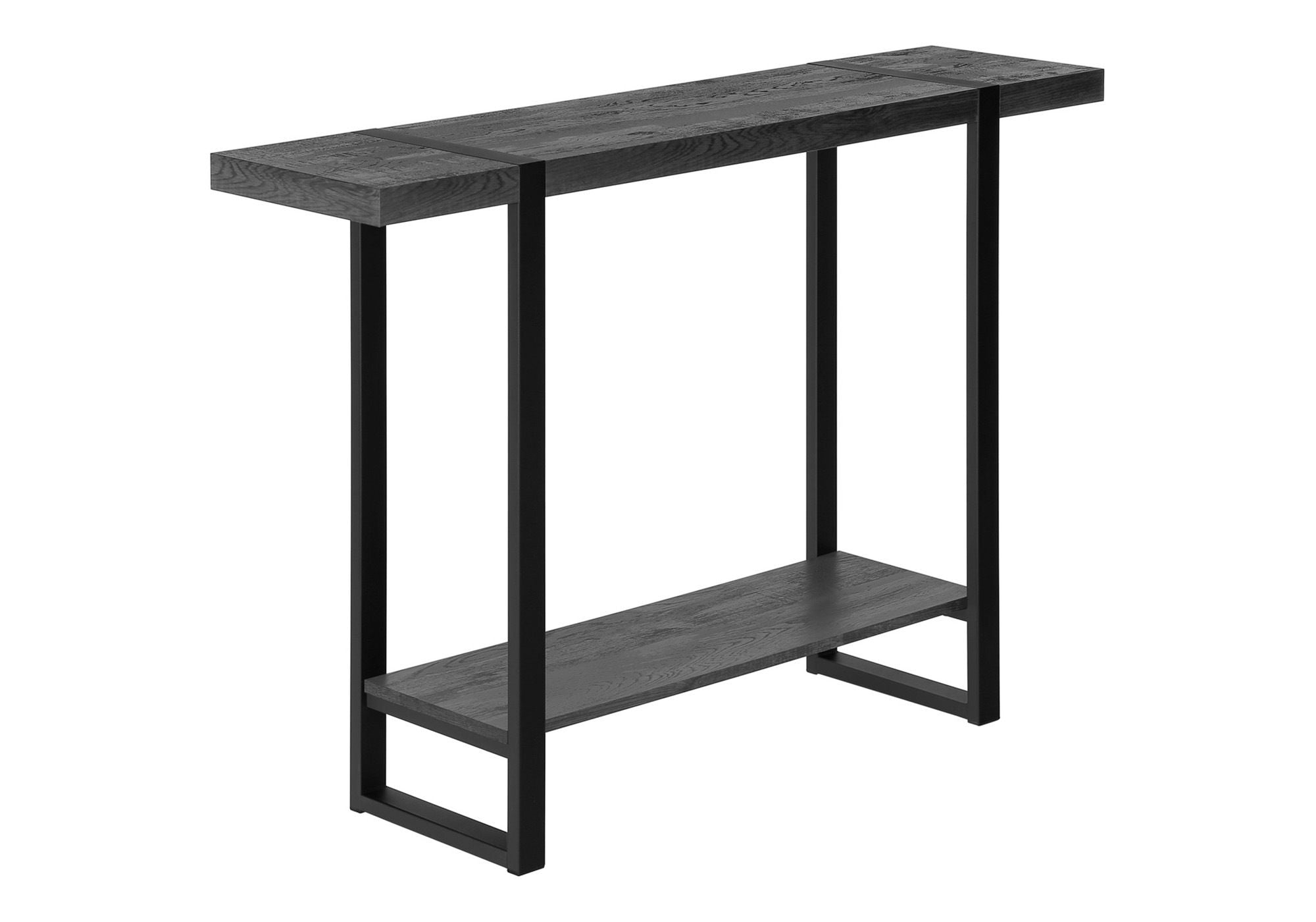 Accent Console Table For Entryway, Contemporary - Black