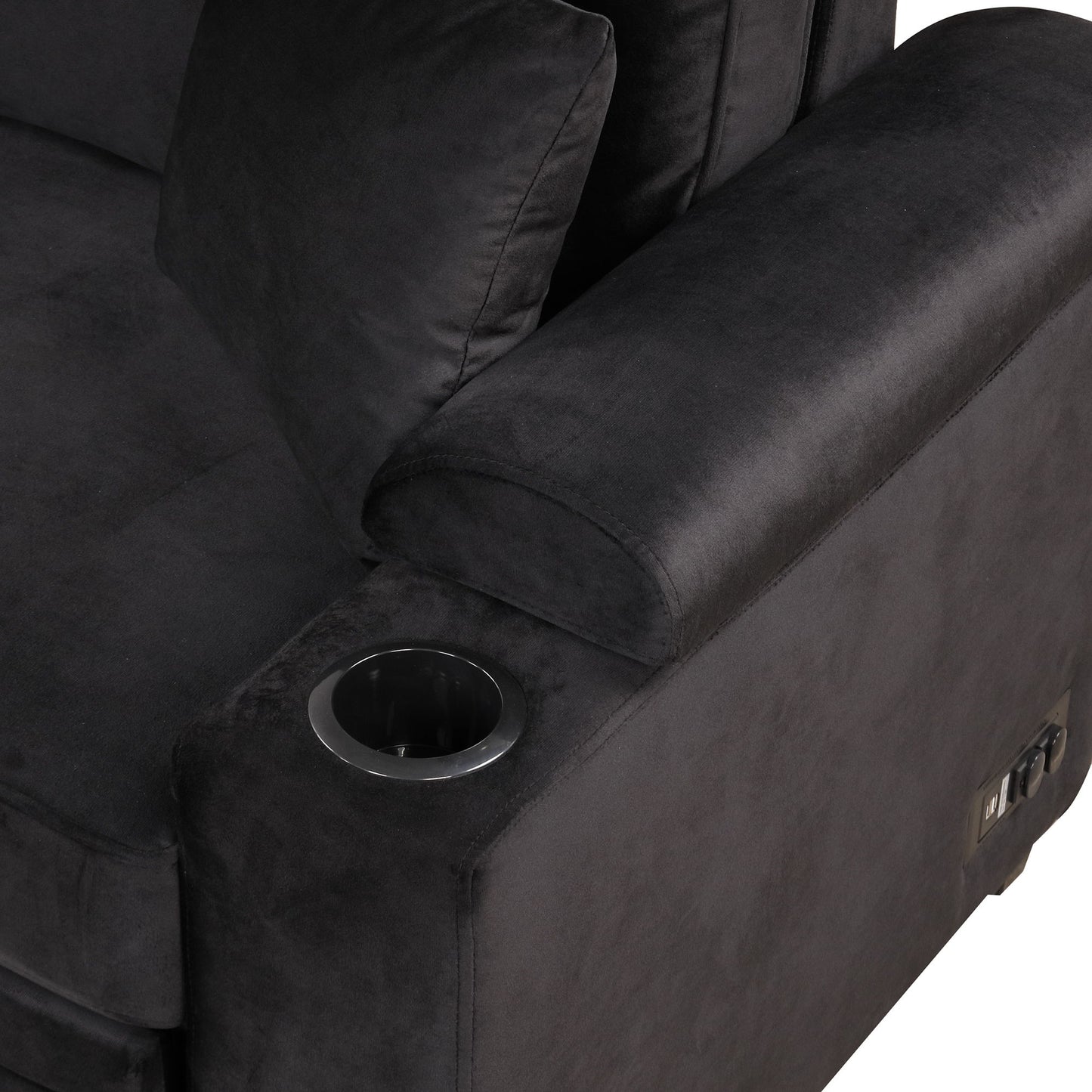 Sleeper Sofa Bed, 2 In 1 Pull Out Sofa Bed L-Shape Couch With Storage Ottoman For Living Room, Bedroom Couch And Small Apartment - Black