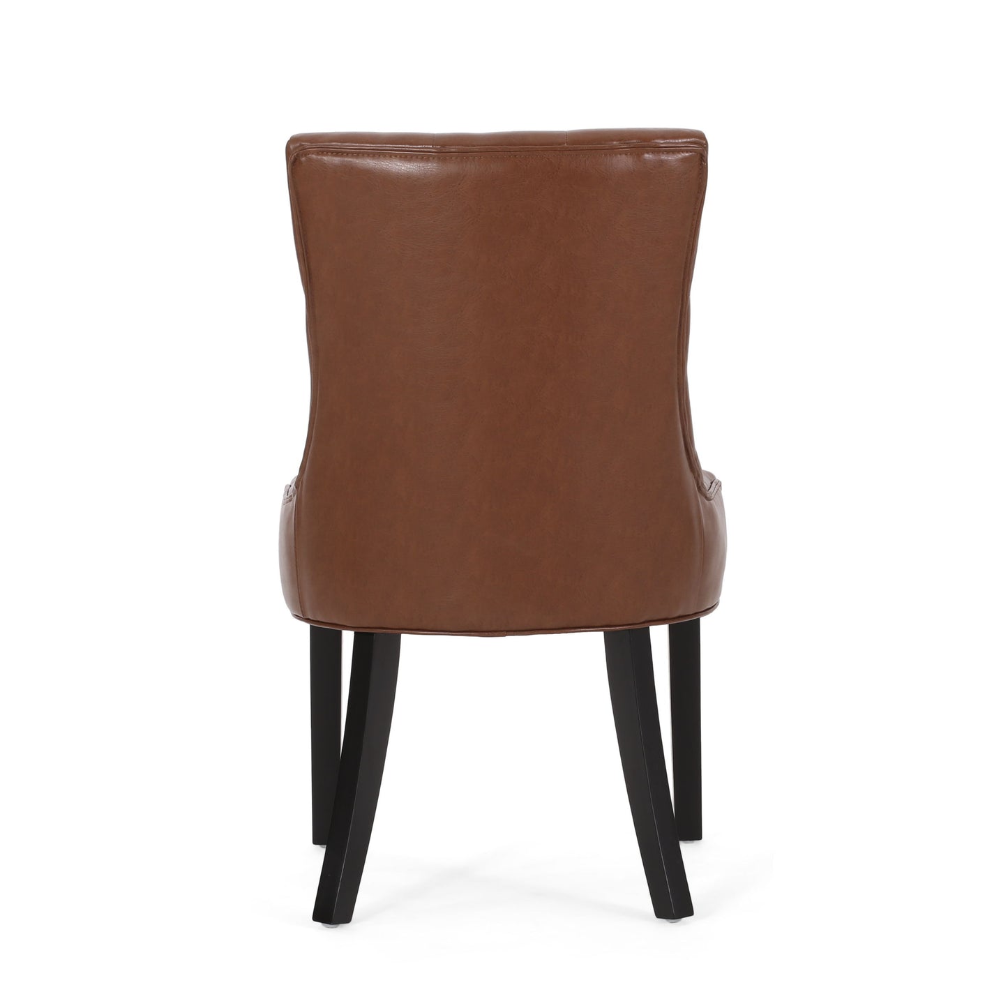 Cheney - Contemporary Dining Chair (Set of 2) With Tufted Design - Light Brown