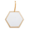 Harlan - Hexagon Mirror - Beige Brown