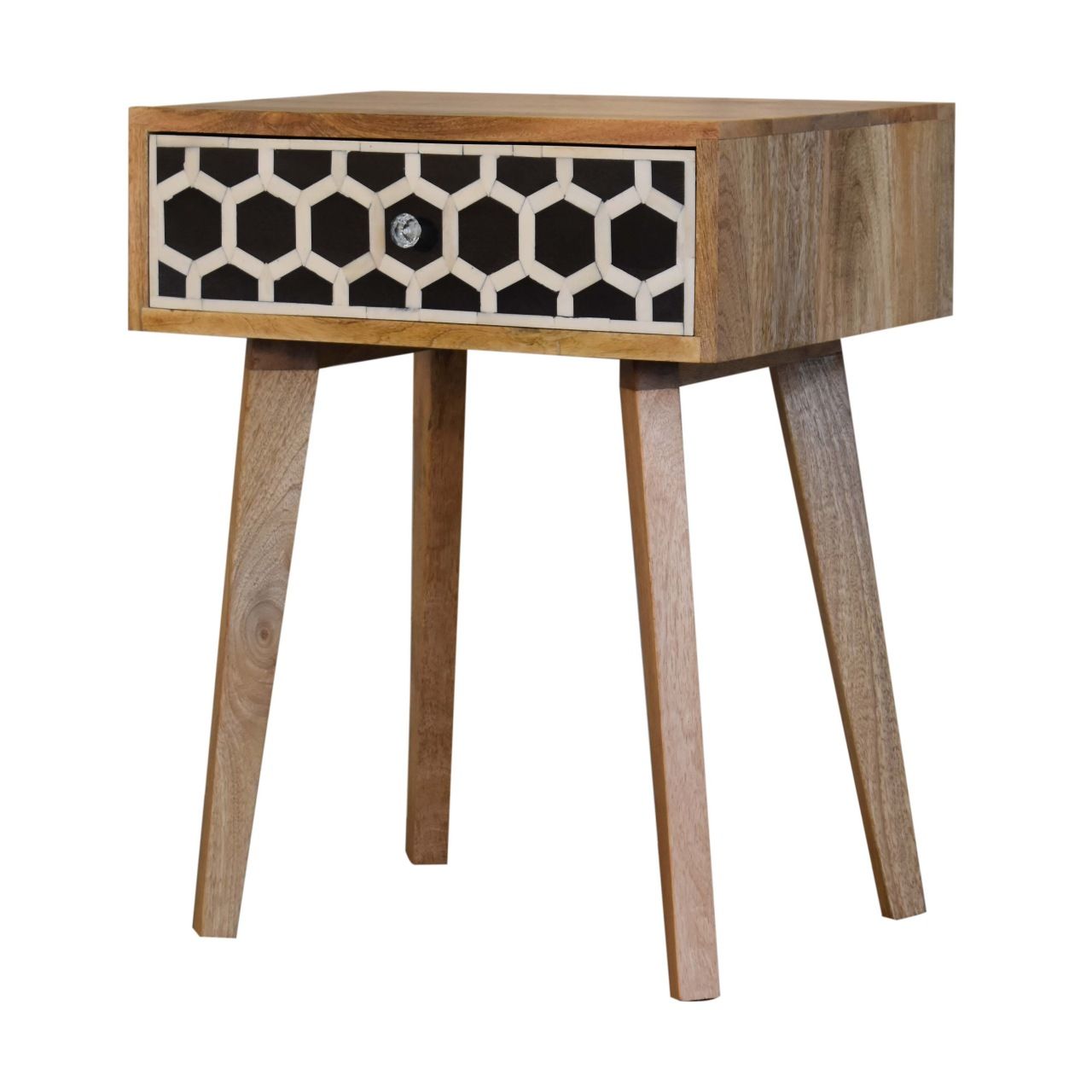 Inlay - Bone Tapered Nightstand - Oak