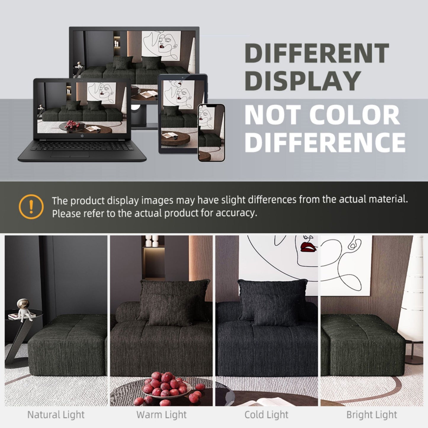 Modern Oversized Modular Sectional Sofa With 2 Ottoman And 2 Seat, Sparkling Chenille Fabric Soft Cushion Sofa With 4 Pillows, 4 Pieces Diy Combination Tufted Sofa, No Assembly Required - Black
