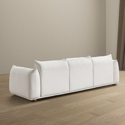 Kely - Upholstered Sofa - Cream / White