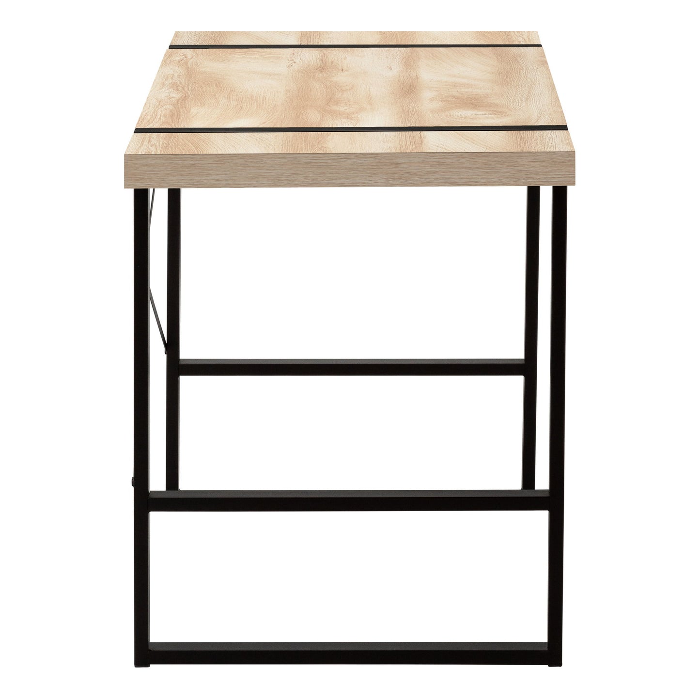Computer Desk For Home Office, Laptop, Contemporary And Modern - Natural / Black