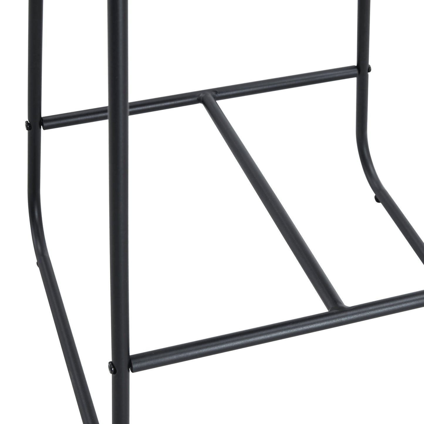 (Set of 2) Retro Bar Chairs, Comfortable Stools Suitable For Industrial And Vintage Style Settings - Brown
